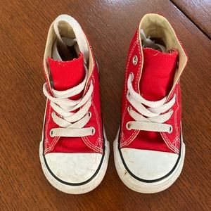 Converse Red High Tops